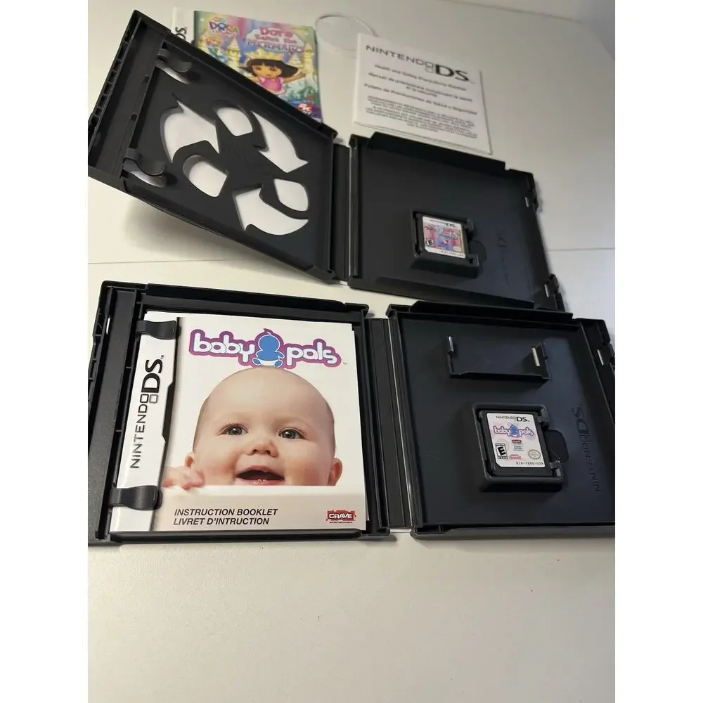 Dora the Explorer Baby Pals Bundle Lot Of 2 Games Nintendo DS Save Mermaids CIB